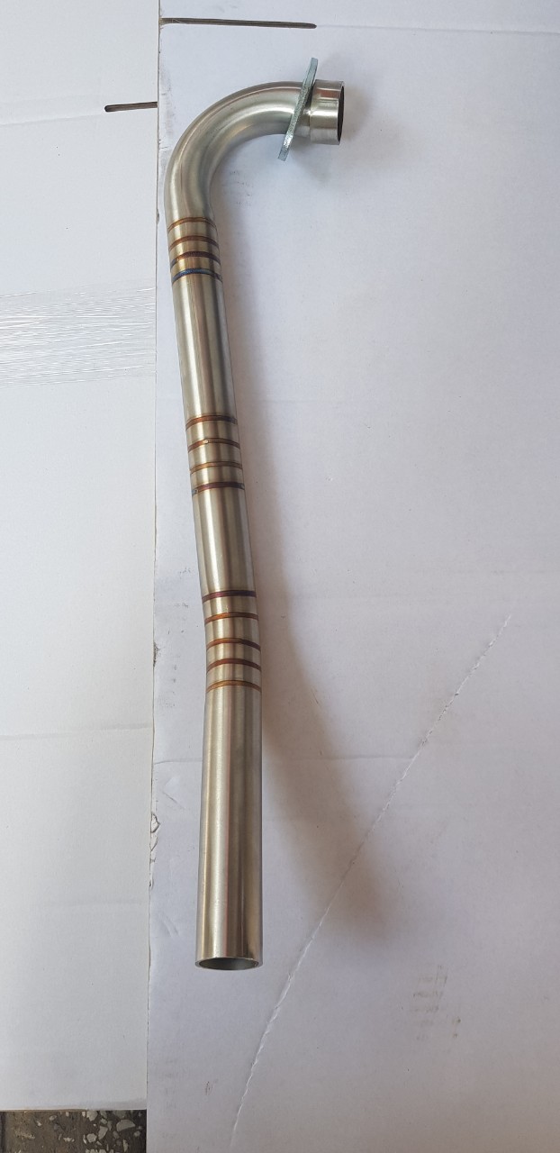 Cổ Pô Dream - Wave Nhỏ Inox 201 Vân Titan