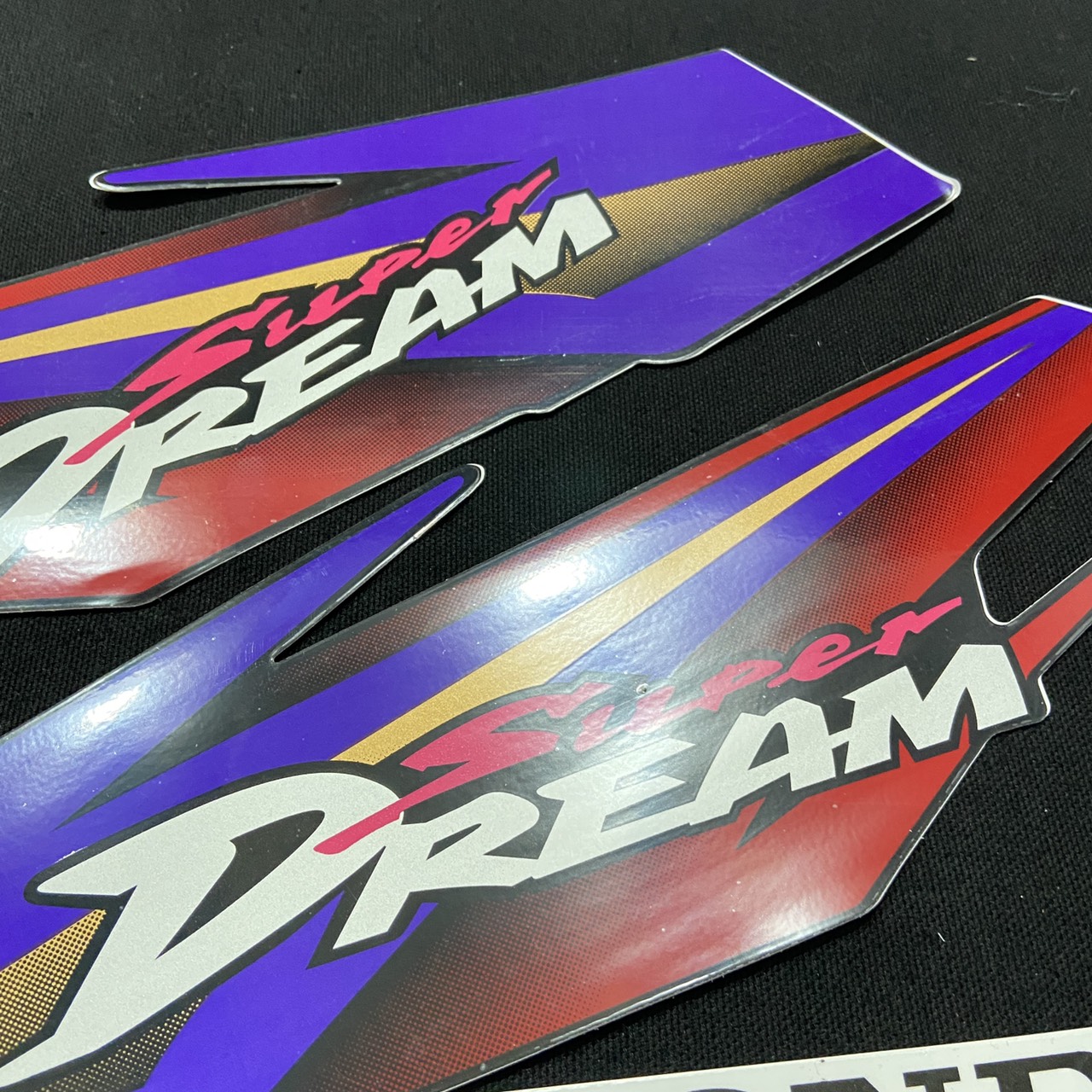 [HCM]( MÀU NÂU TÍM ) Bộ tem rời dán xe Super Dream đời đầu năm 1999-2000