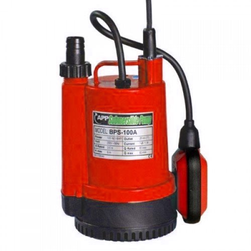 Máy bơm chìm APP BPS 100 ( Không phao )/ BPS 100A ( Có Phao ) 220V (Bơm nước thải , nước hồ )