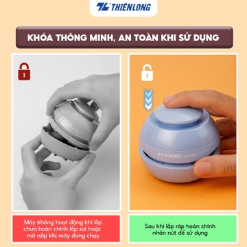 ( Tặng Thêm Pin Thiên Long ) Máy hút bụi mini Thiên Long Flexio MVE-001