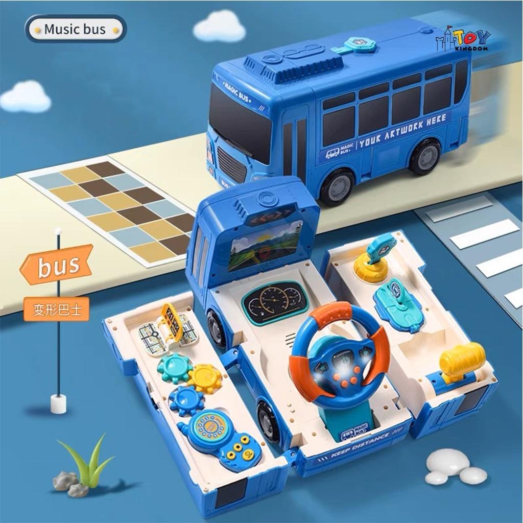Đồ Chơi Ô Tô Xe Bus Âm Nhạc Cho Bé
