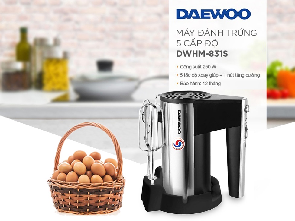 Máy đánh trứng Daewoo DWHM-831S