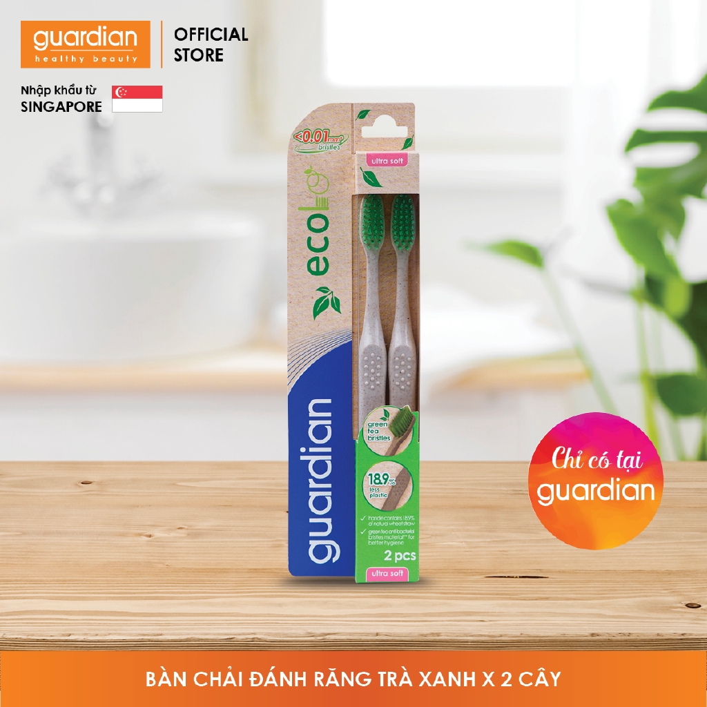 [Take-out] Bàn chải đánh răng Guardian Trà xanh – 2 cây
