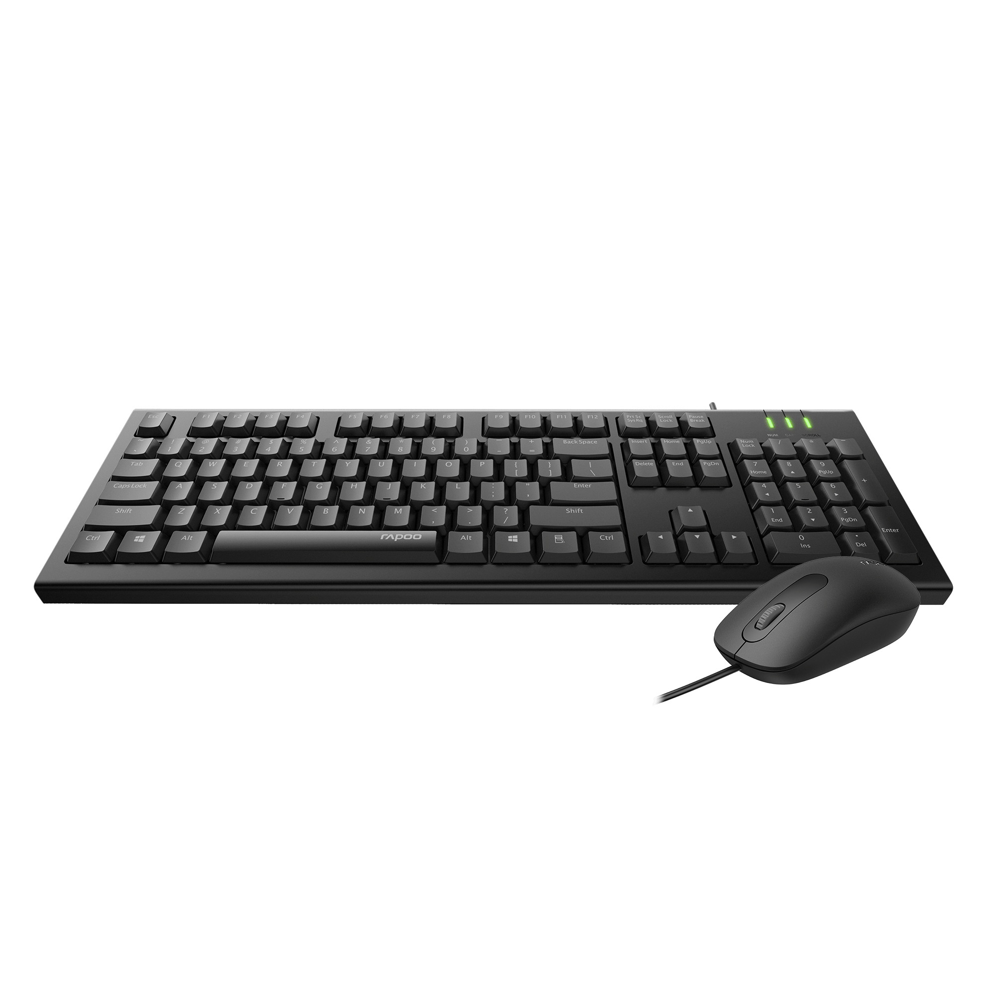 Bộ Bàn Phím Chuột Có Dây Rapoo X120 Pro
