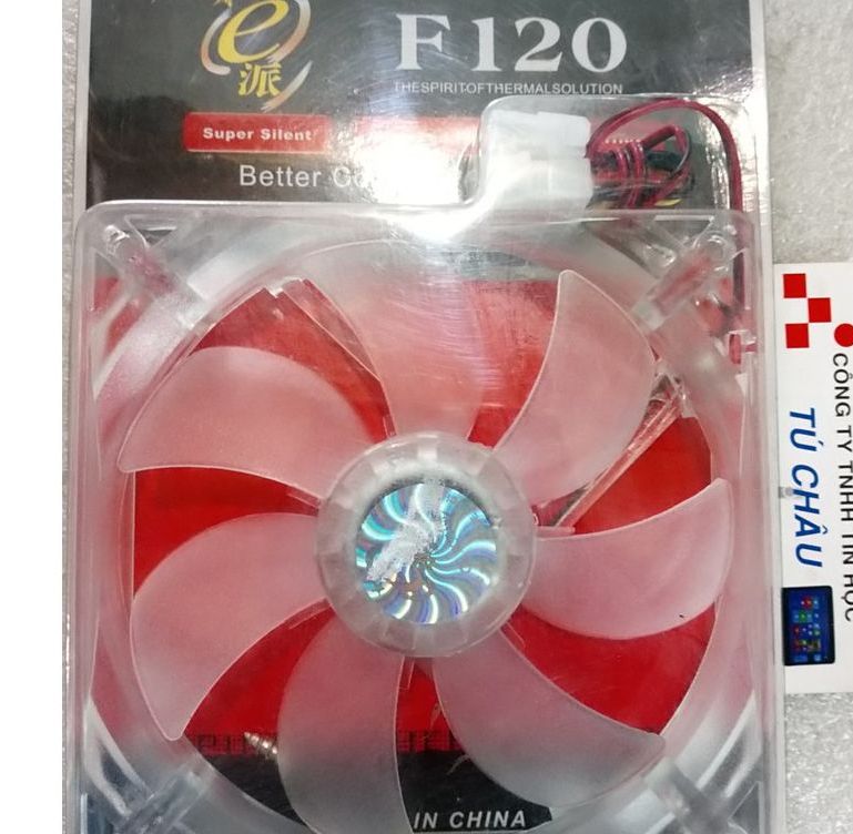 12cm Case Fan / 2.5cm Thick (F120 - Colored Led)
