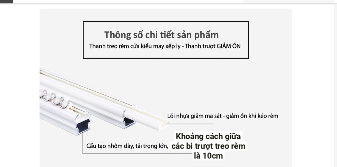 Thanh Treo Rèm Cửa Dài 1m10 Nhiều Mẫu Khác Nhau