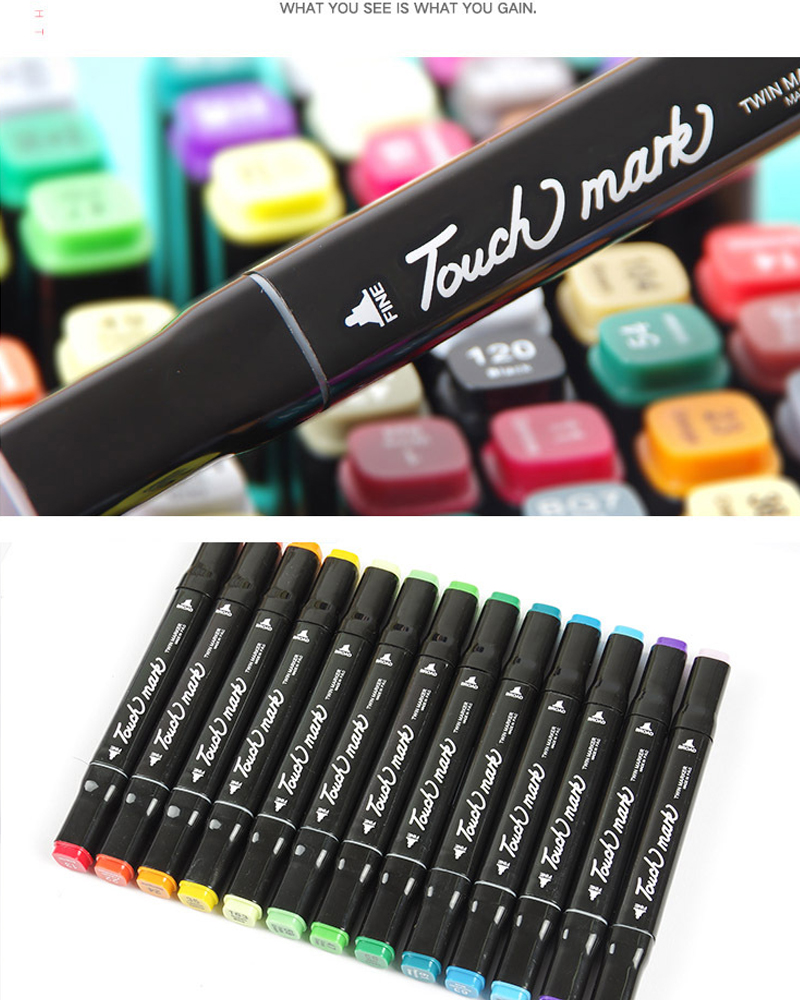 Bộ bút Touch Mark 80 màu (vỏ đen)(CB-Shop)