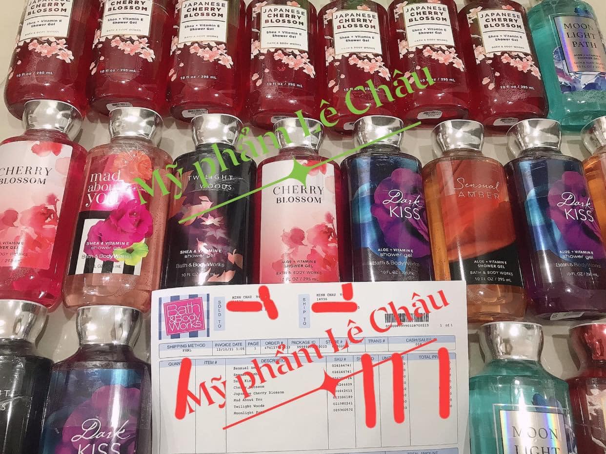( Bill Mỹ) Sữa tắm japanese Cherry Blossom-Bath & Body Works 295ml