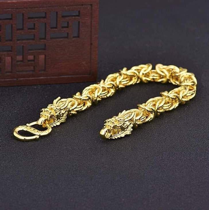 Lắc tay nam 2 đầu rồng