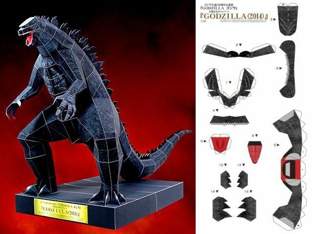 Mô hình giấy Godzilla (2014)