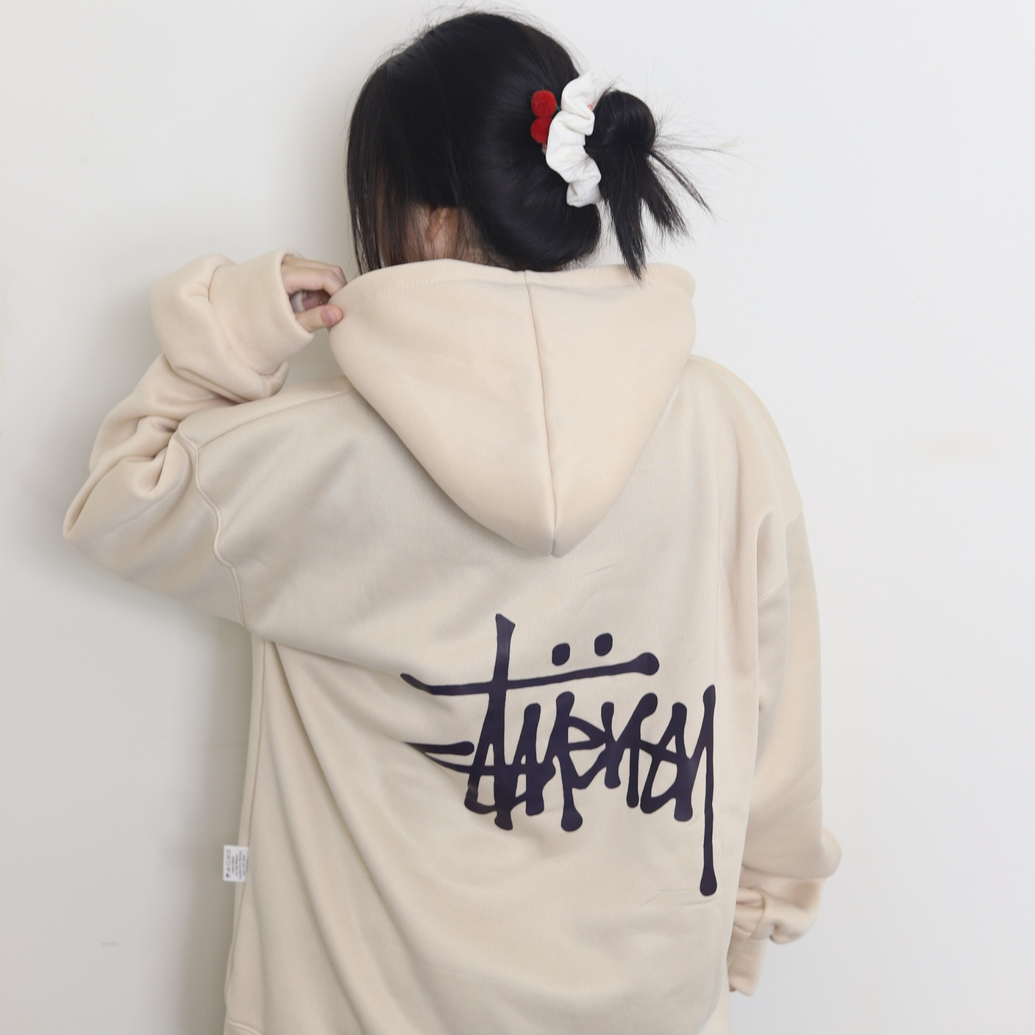 áo stussy unisex basic hoodie nỉ bông