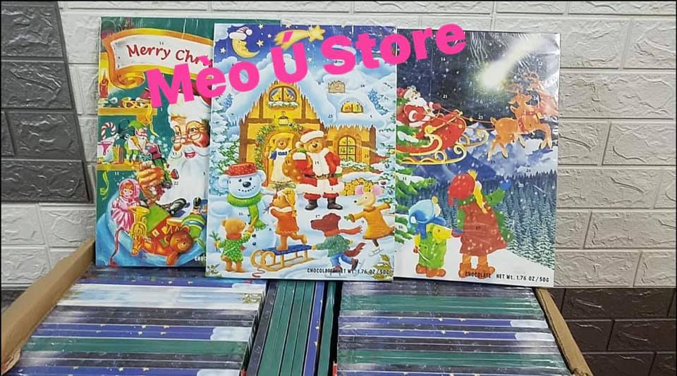 [HCM]KẸO SOCOLA ADVENTCALENDER 24 VIÊN