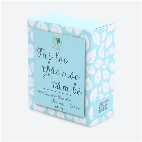 [HCM]Túi lọc thảo mộc tắm bé Wonmom 200g (10 túi lọc/10 lần tắm)