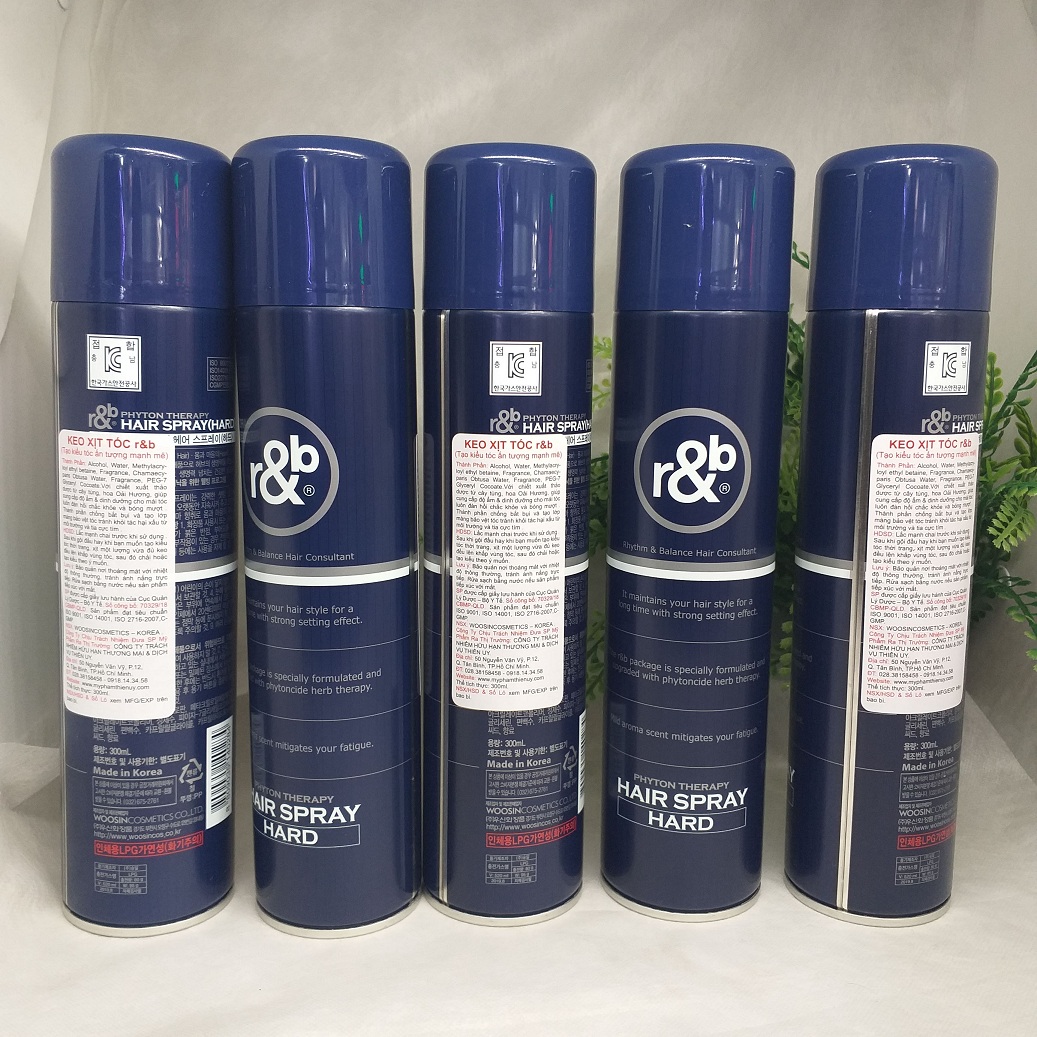 Keo xịt tạo kiểu R&B Hàn Quốc 300ml