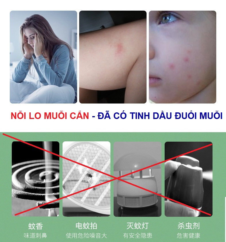 Tinh Dầu Đuỗi Muỗi An Toàn