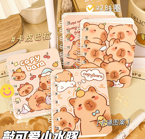 Sổ lò xo a7 capybara trend