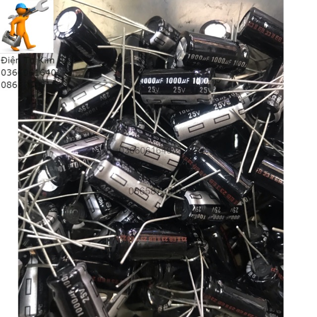 10 Tụ hoá 1000uf 25V