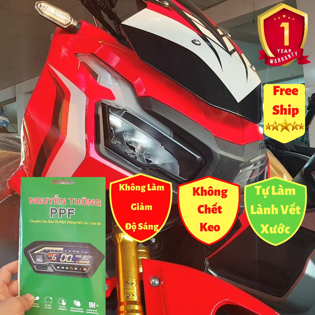 [HCM]PPF Chóa pha đèn Honda ADV 150 Miếng dán bảo vệ chóa đèn ADV 150