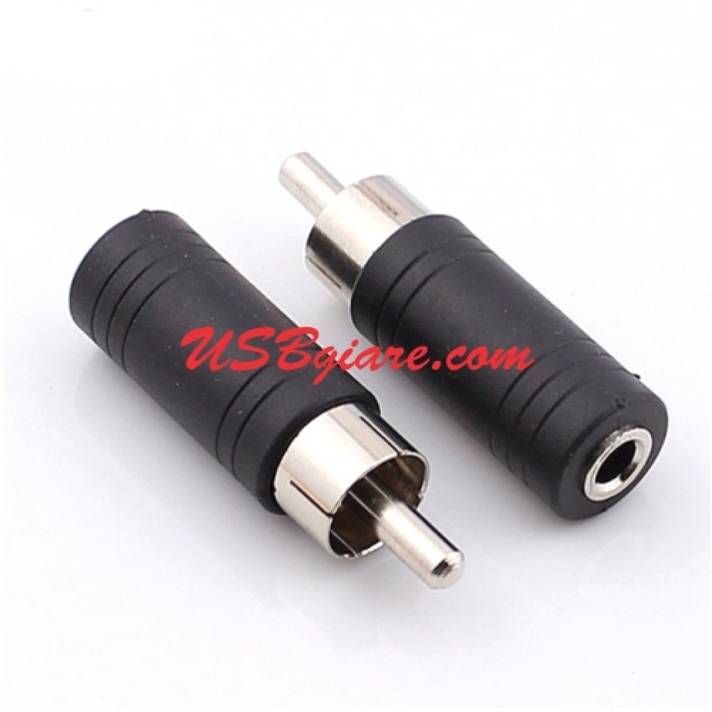 Đầu chuyển 3.5mm cái ra rca đực
