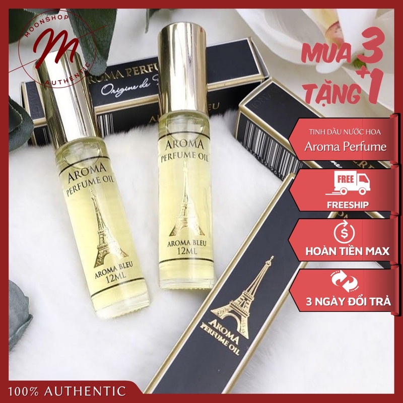 Tinh dầu nươc hoa pháp lăn Aroma pháp 12ml.