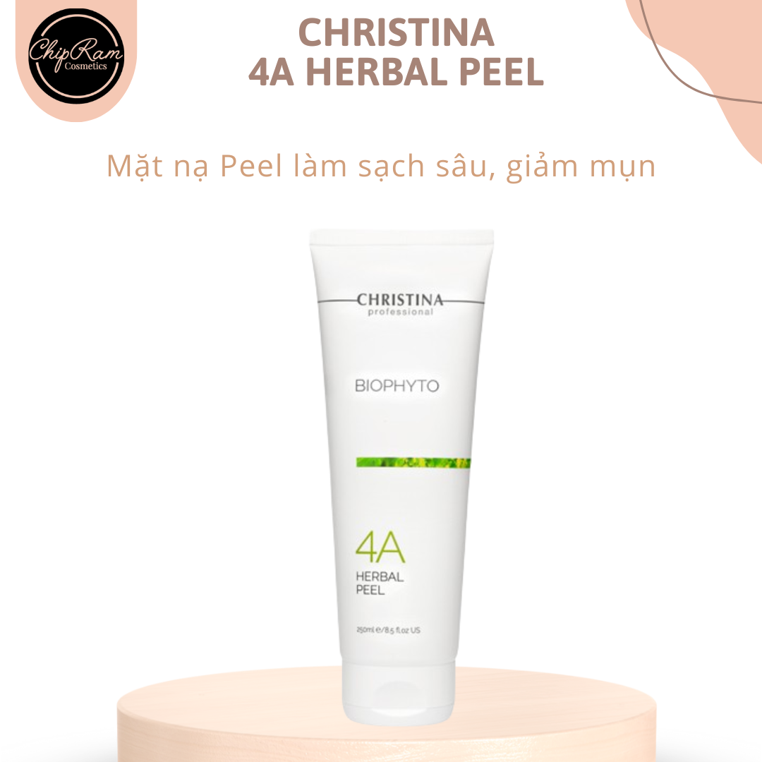 Mặt nạ Herbal Peel 4A Christina giảm mụn cám, mụn đầu đen