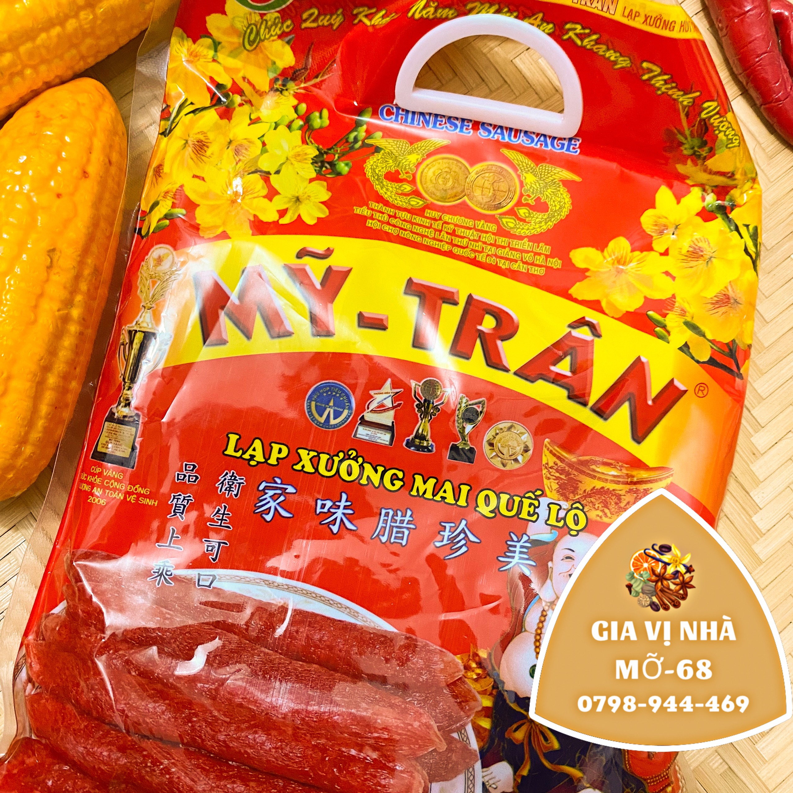 LẠP XƯỞNG THỊT MỸ TRÂN 500GR
