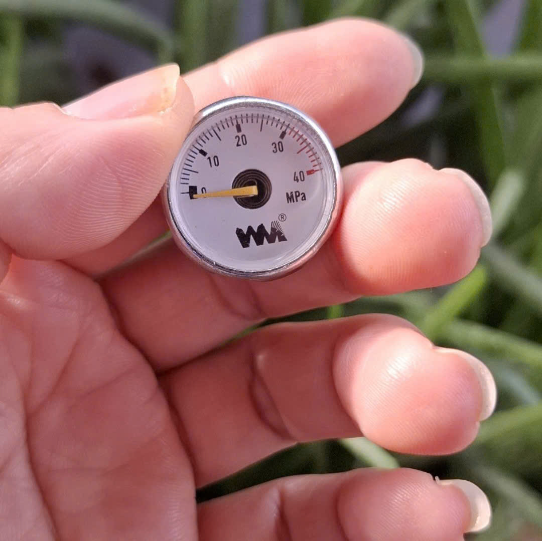 Đồng hồ đo áp suất weima 40Mpa ( REN 8MM )