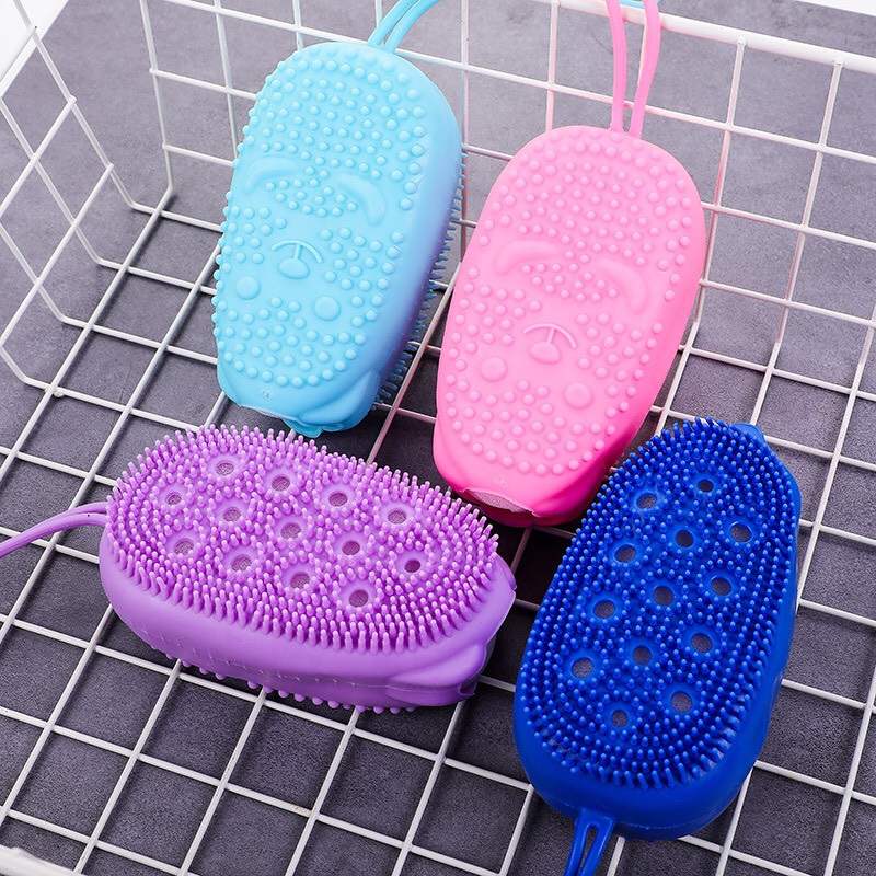 Chuột tắm cọ lưng silicon/ bông tắm cọ lưng