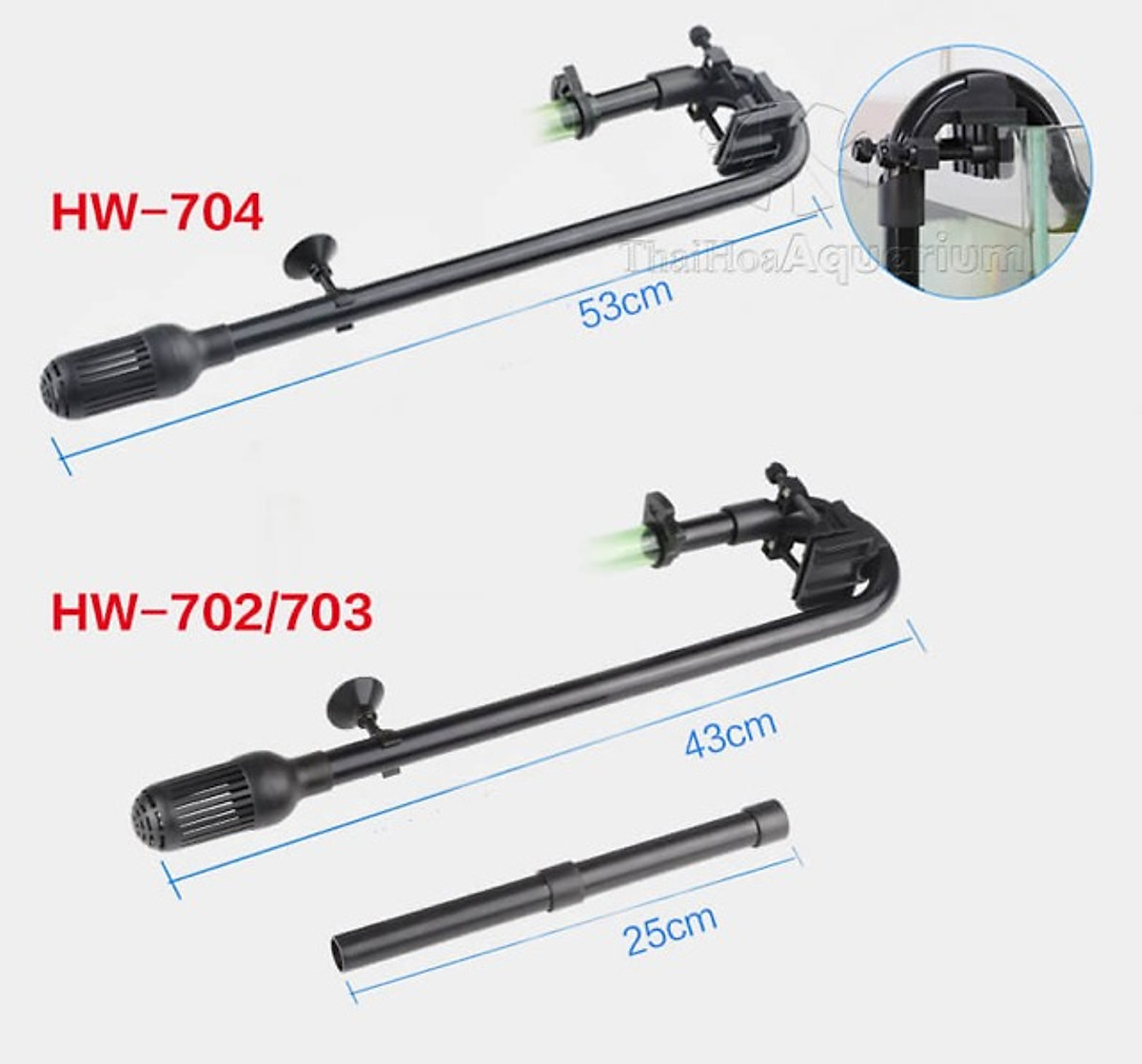 Lọc Thùng bể cá cảnh SunSun HW 702A – 703A – 704A (Hàng chính hãng)