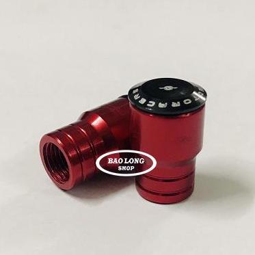 Ốc Chụp Van Vòi CNC gắn các loại Xe Máy (màu Đỏ)