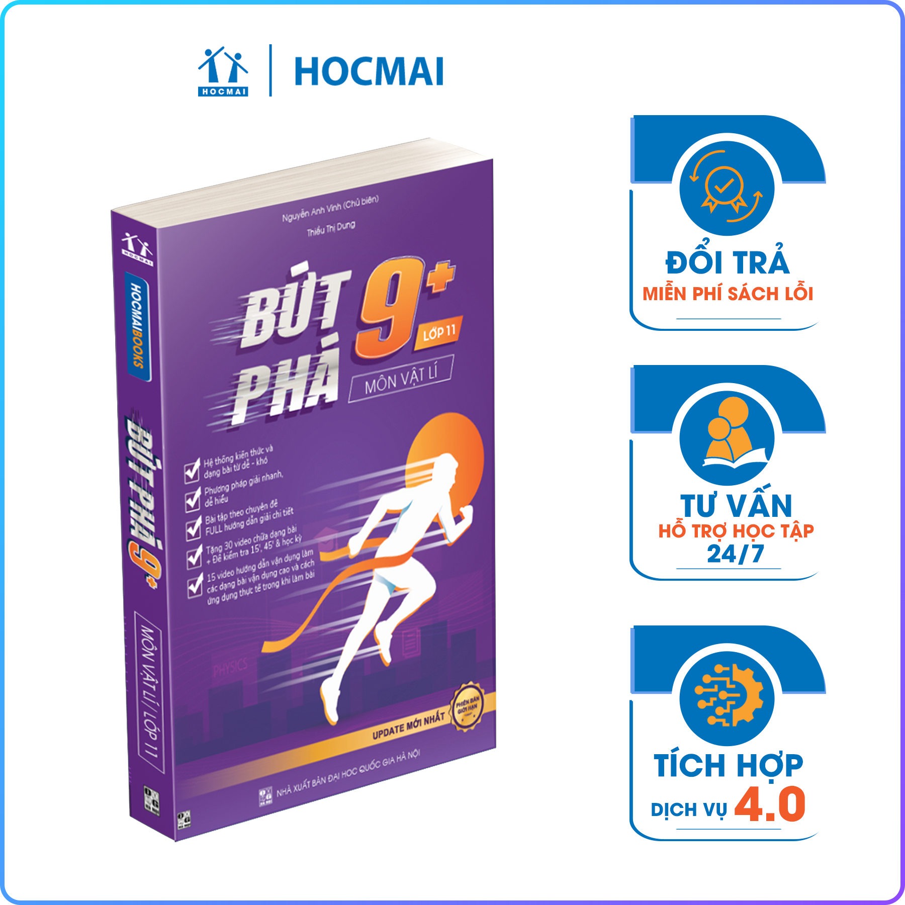 Sách Bứt phá 9+ môn Vật lí – Lớp 11 (Theo chương trình cũ)