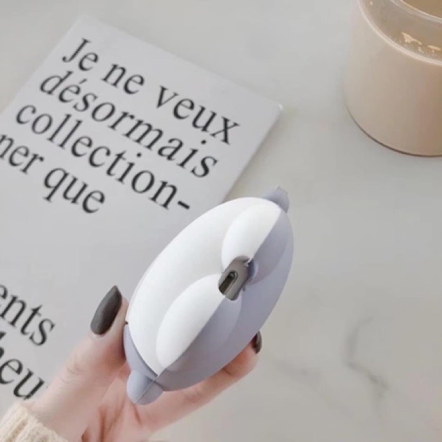 Case airpods pro cá mập trắng siêu ngầu 1054CACM