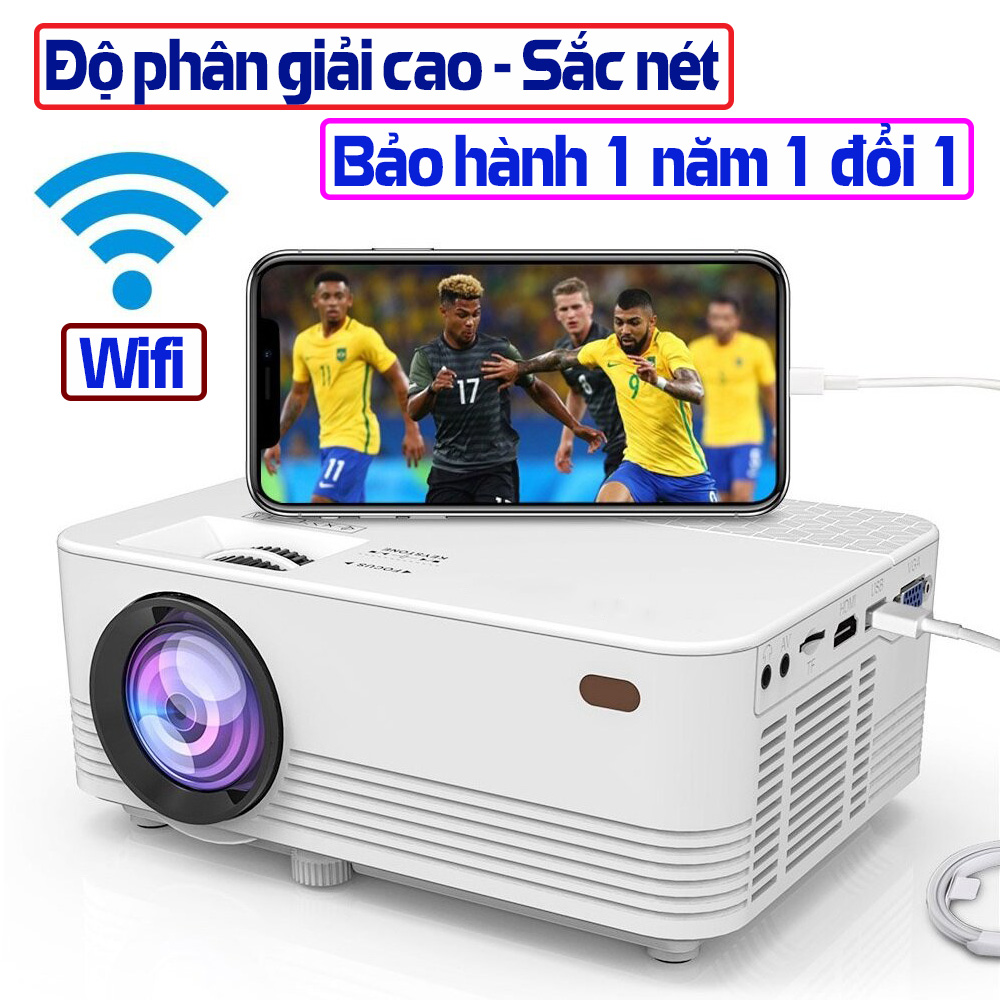 Máy chiếu mini kaw - k500 fullhd 1080p tặng giá đỡ máy chiếu giá 500k