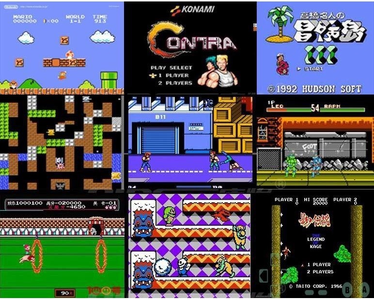 [Tặng kèm 1 băng 500 game] Máy chơi game băng 4 nút huyền thoại