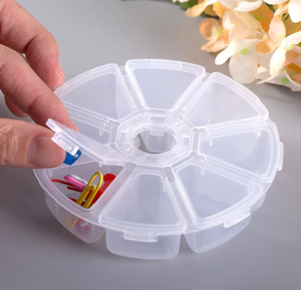 Hộp tròn đựng đồ mi nail