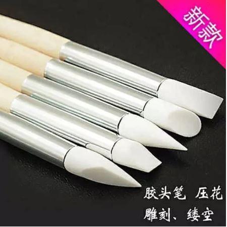Set cọ 5 cây, cọ nhấn hoa, cọ đắp phết gel làm móng chuyên nghiệp