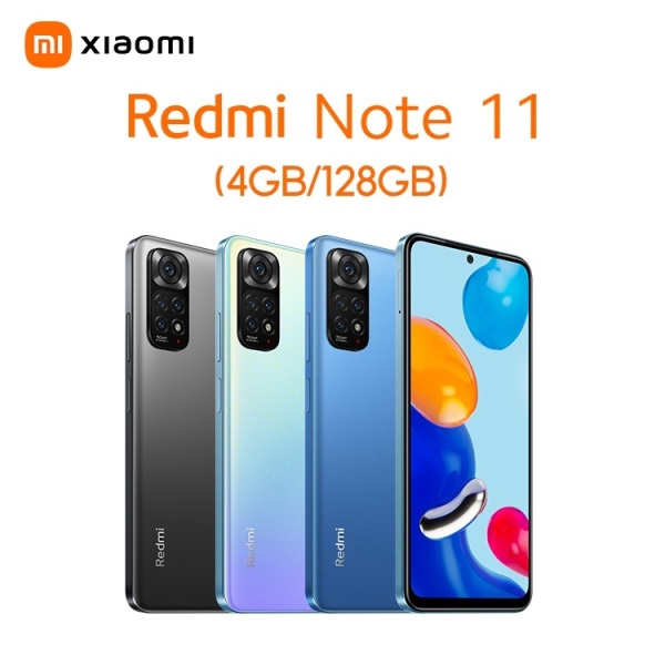 Điện thoại Redmi Note 11 4GB 128GB | Pin 5000mAh | Snapdragon 680 | Sạc nhanh 33W - Chính Hãng Digiworld