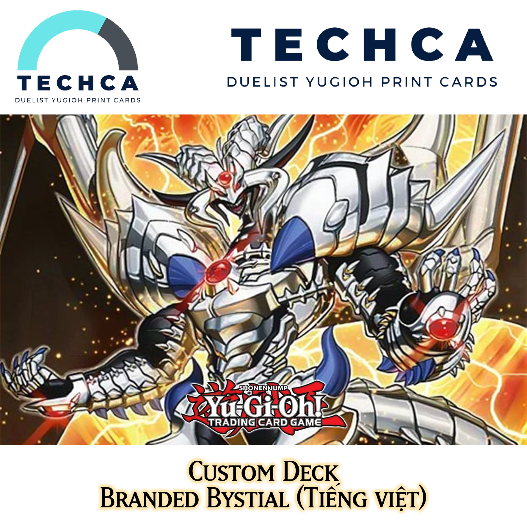 Bài In Tiếng Việt - Bộ bài Yugioh - Custom Deck - Branded Bystial