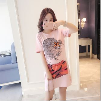Váy Bầu Đầm Bầu Xinh Thun Hình