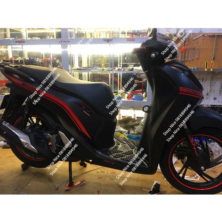 Tem chỉ AMG phản quang dán xe máy Honda SH
