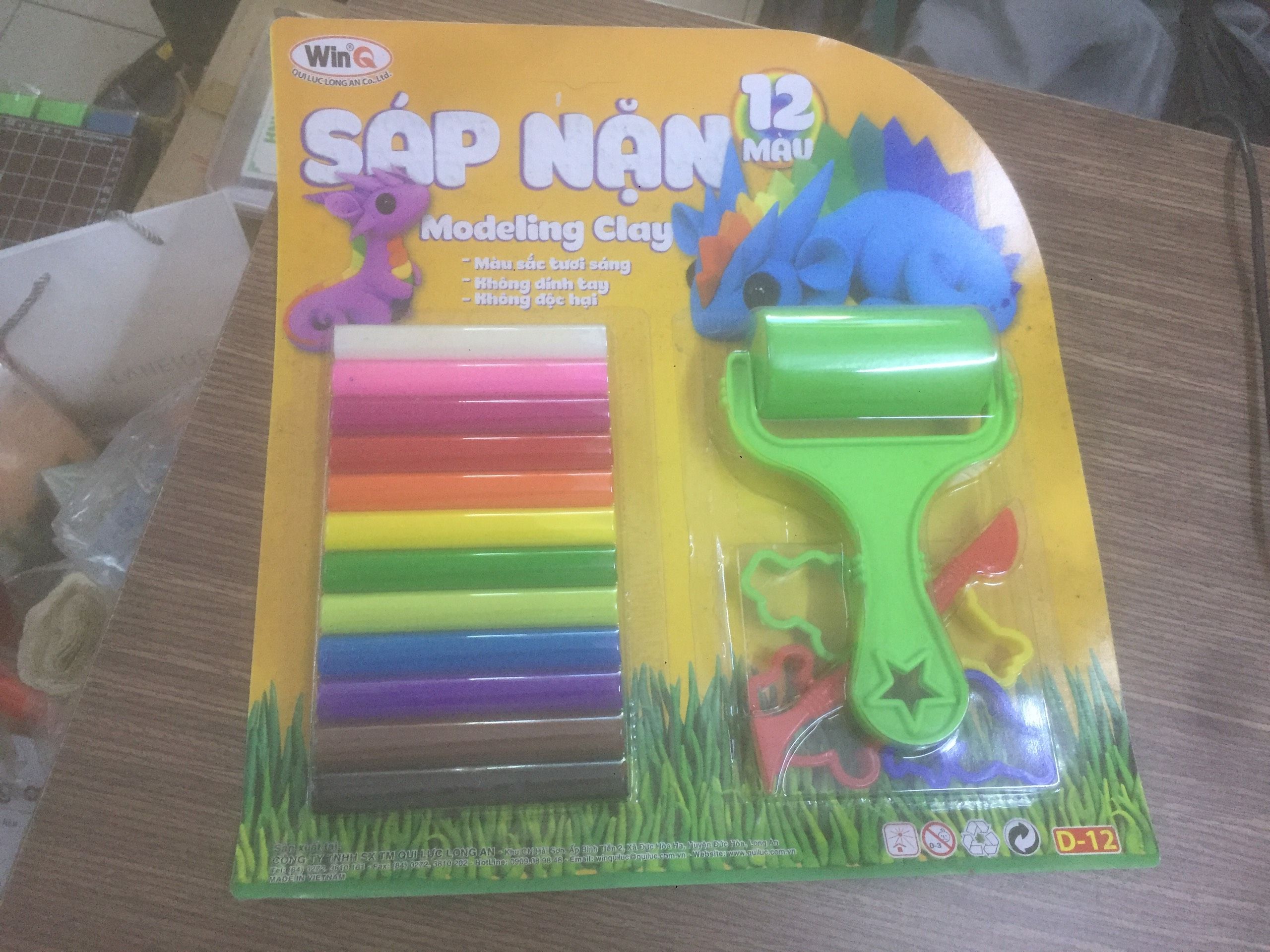 Sáp Đất Nặn WinQ D-05, D-10, D-12