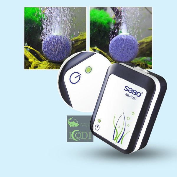 Máy oxy TÍCH ĐIỆN 2 vòi SOBO SB 3000 cho hồ cá