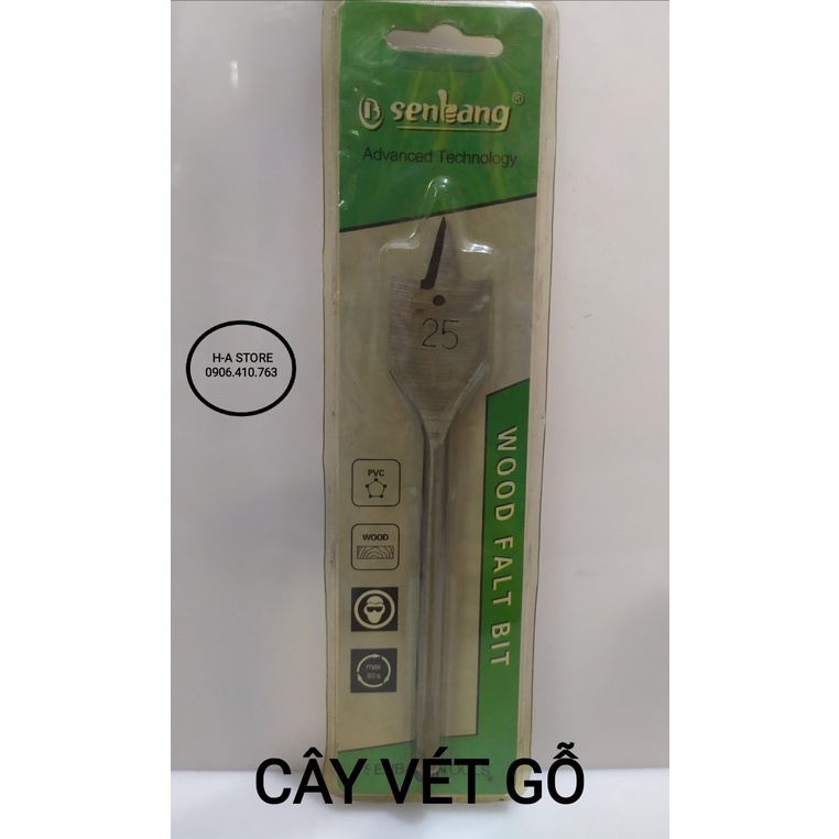Mũi khoan khoét gỗ đuôi cá 25mm