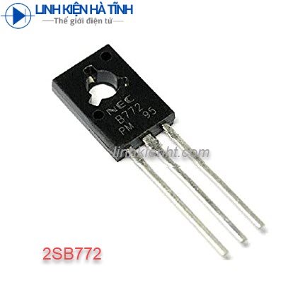 10 con transistor cắm pnp b772 2sb772 3a 40v to-126 mới chính hãng 100%