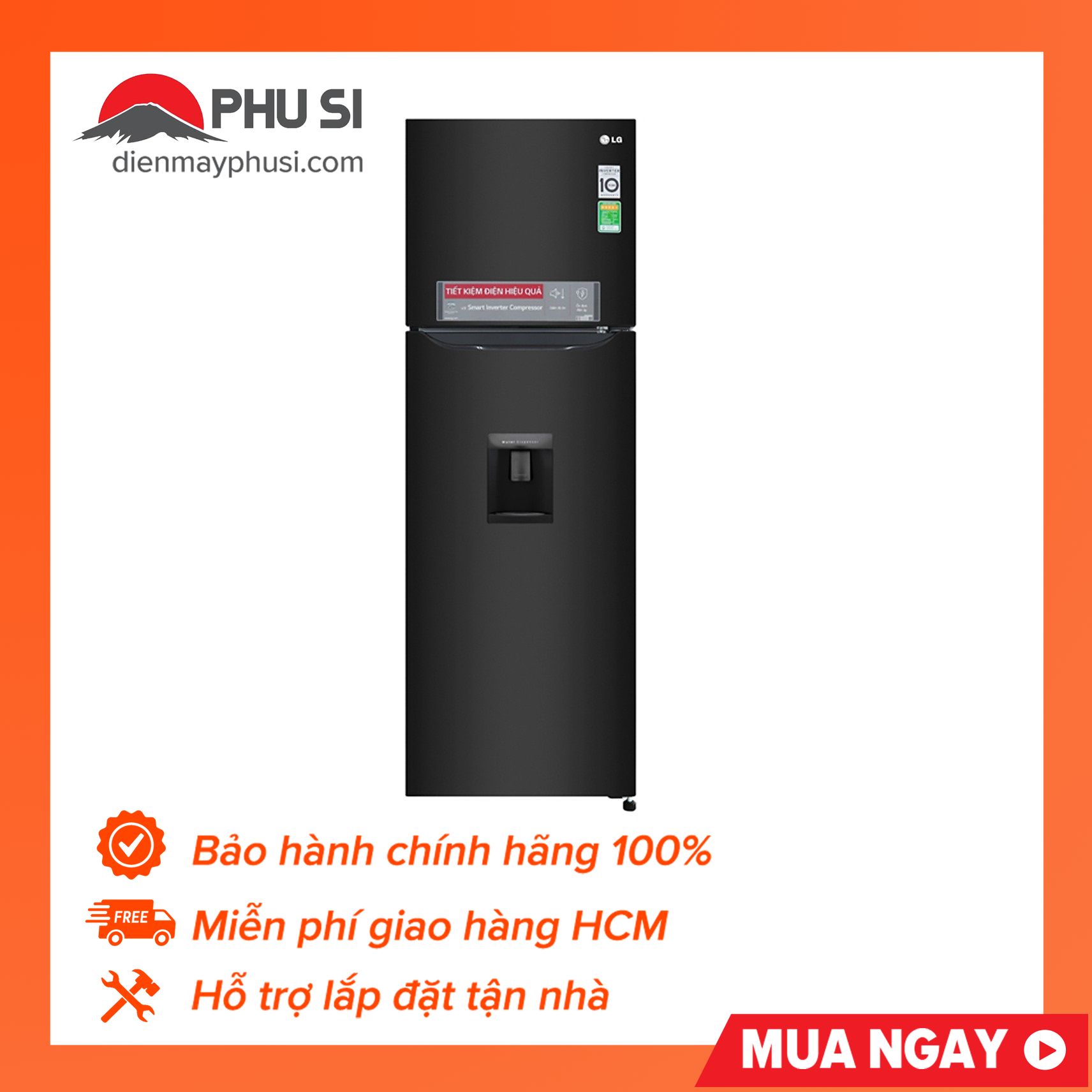 Tủ lạnh LG Inverter 461 lít LTB46BLG - Hàng Chính Hãng - Mới 100%