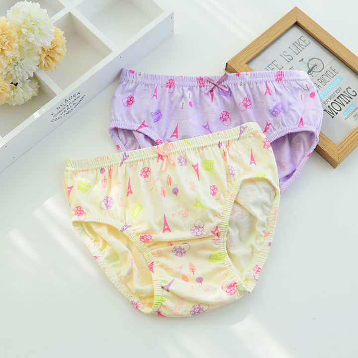 HOÀN TIỀN 15% - Set 5 quần chip cho bé gái Hộp 5 quần lót kháng khuẩn cho bé gái 1-12 tuổi chất cotton thoáng khí xuất Hàn cao cấp BBShine – C024