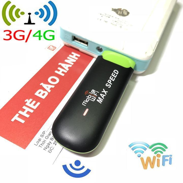 USB Dcom 3G Phát Wi fi Mobile wi fi Max Speed Tốc Độ 21Mbps – Dùng Đa Mạng