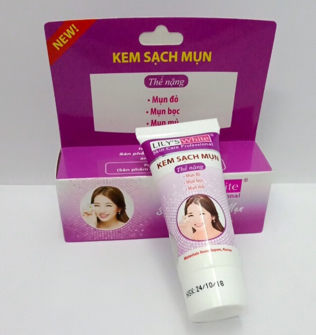 [HCM]Kem Mụn - Xóa Thâm - Liền Sẹo Lilys White
