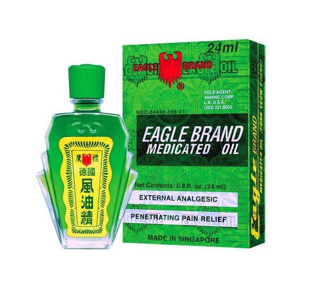 Eagle Brand Medicated Oil [Dầu gió xanh nhập Mỹ date mới]