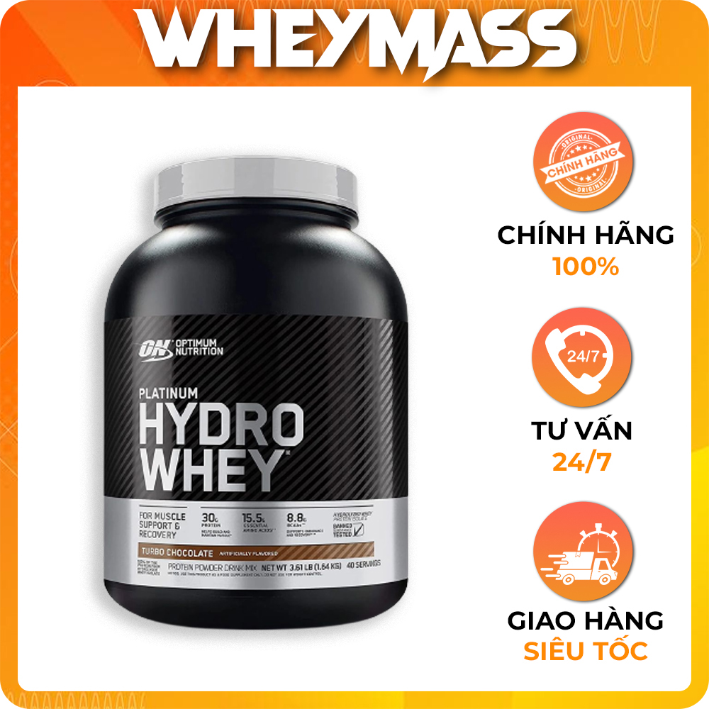 HCMThực Phẩm Bổ Sung Optimum Nutrition Platinum Hydro Whey 3.5lb 1.58kgs